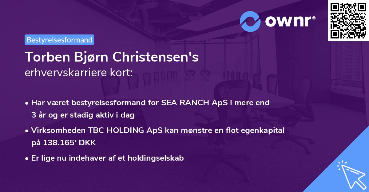 Torben Bjørn Christensen's erhvervskarriere kort