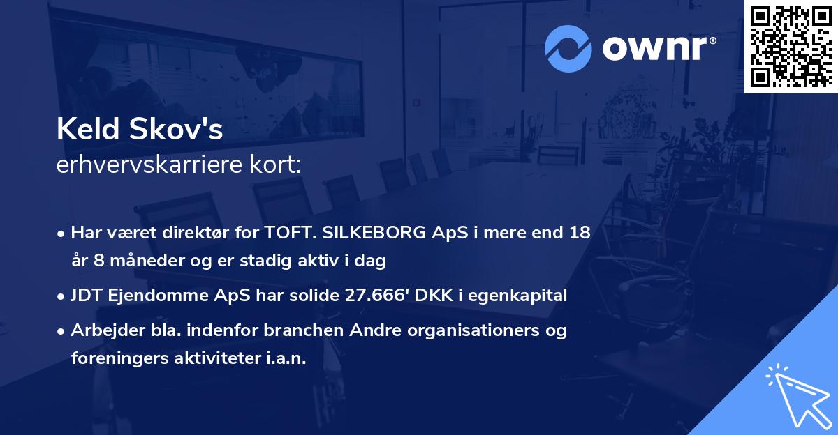 Keld Skov's erhvervskarriere kort