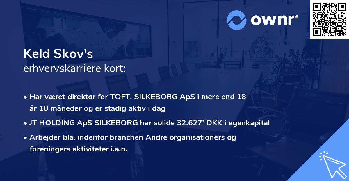 Keld Skov's erhvervskarriere kort