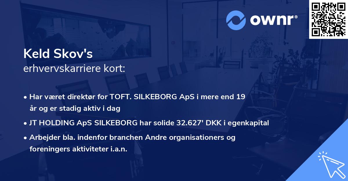 Keld Skov's erhvervskarriere kort
