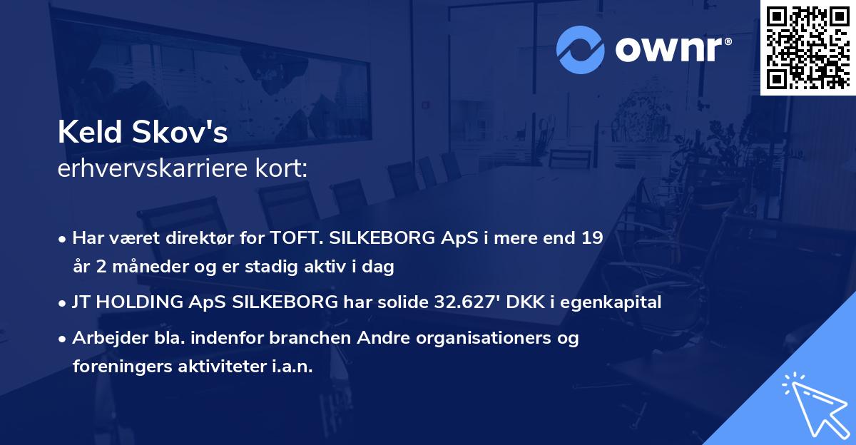 Keld Skov's erhvervskarriere kort