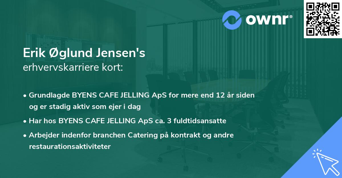Erik Øglund Jensen's erhvervskarriere kort