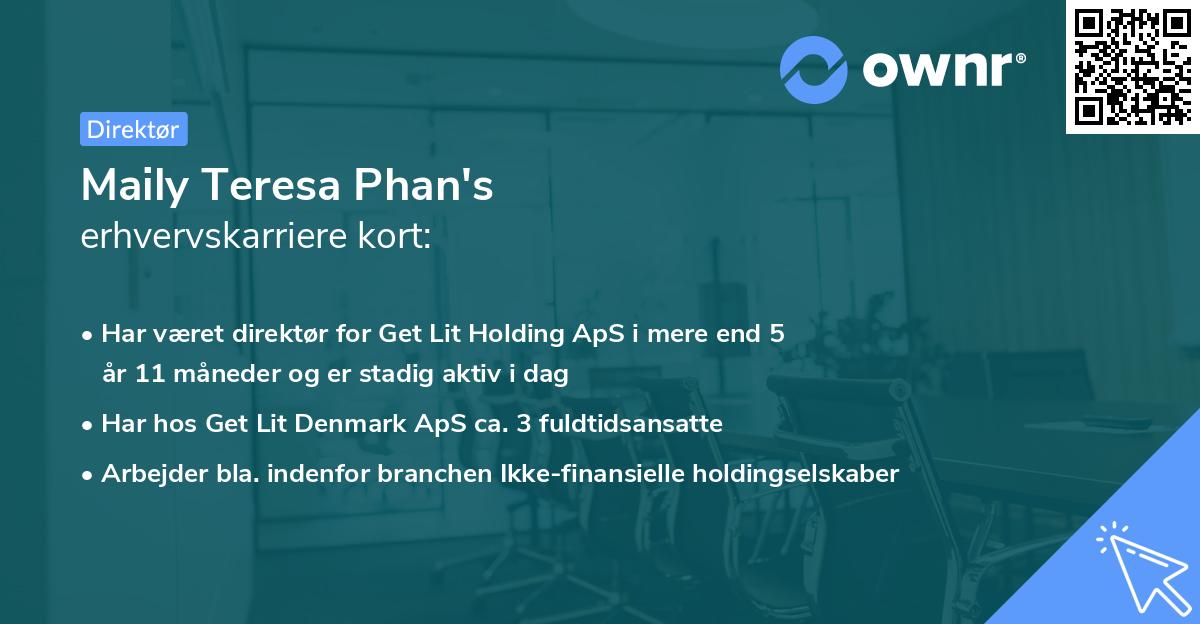 Maily Teresa Phan's erhvervskarriere kort