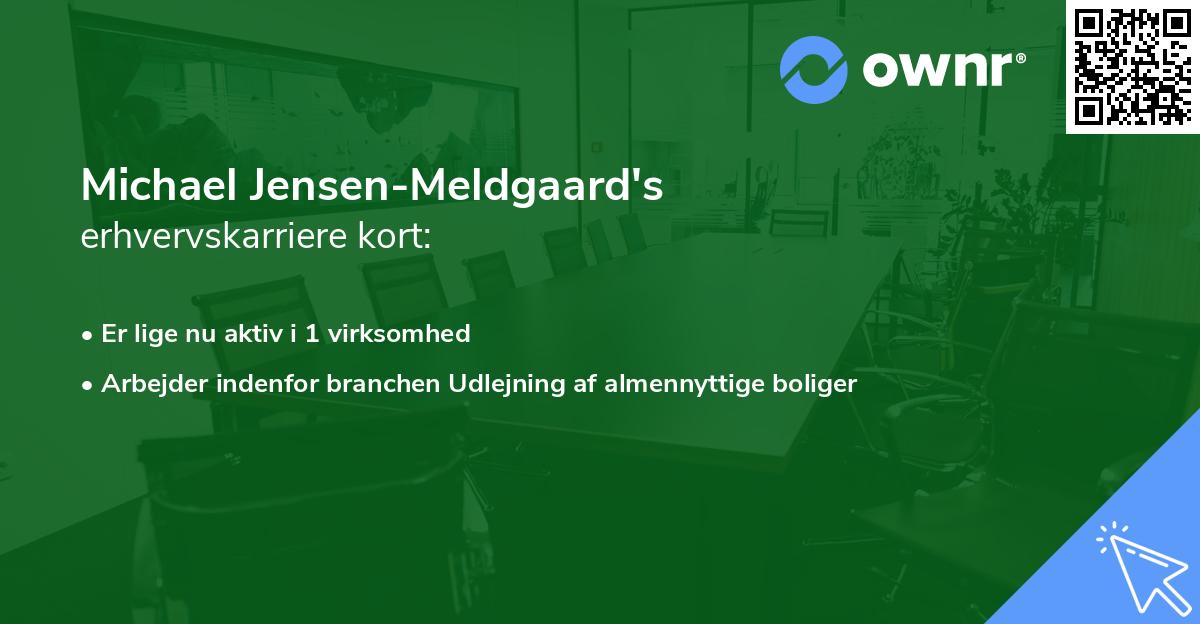 Michael Jensen-Meldgaard's erhvervskarriere kort