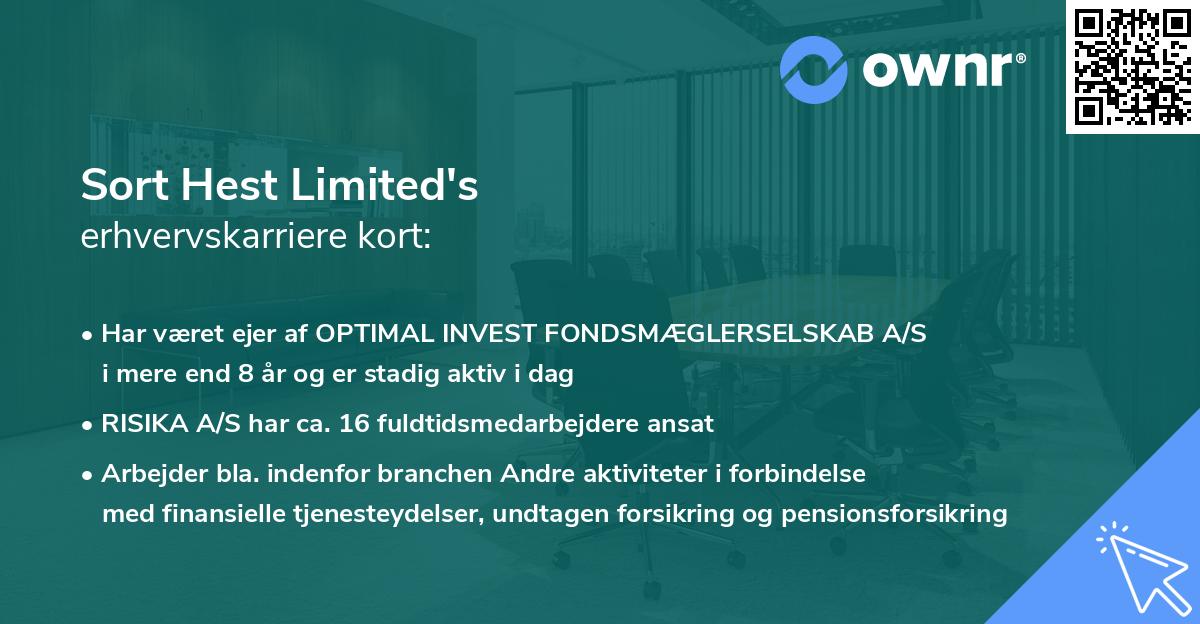 Sort Hest Limited's erhvervskarriere kort