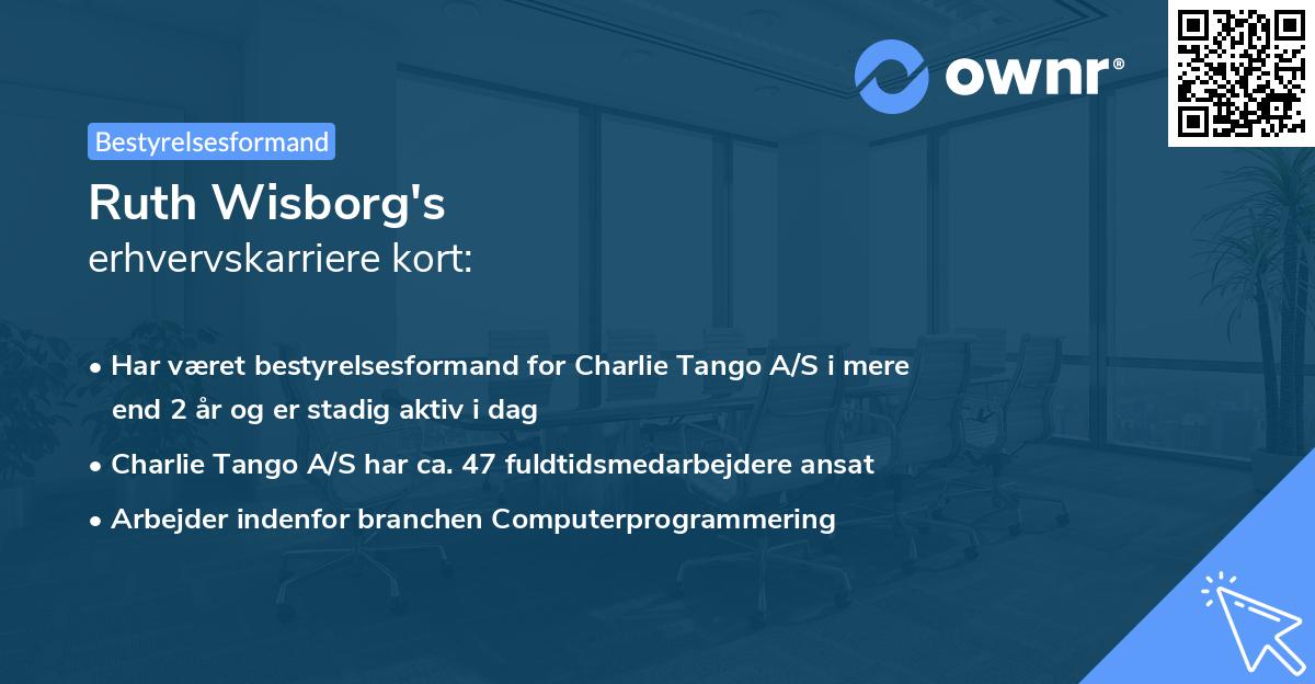 Ruth Wisborg's erhvervskarriere kort