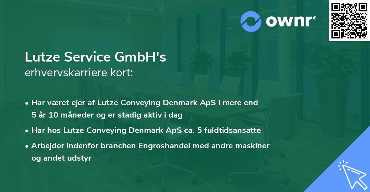 Lutze Service GmbH's erhvervskarriere kort