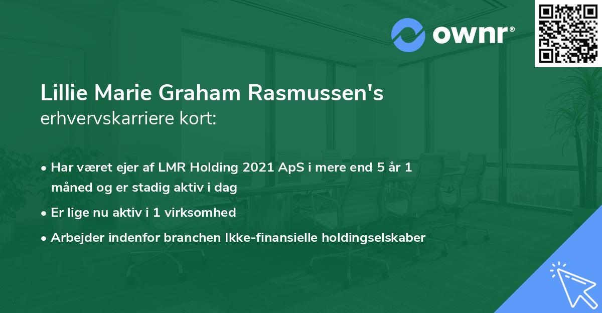 Lillie Marie Graham Rasmussen's erhvervskarriere kort