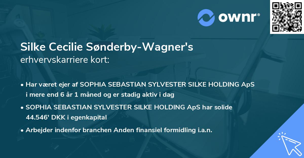 Silke Cecilie Sønderby-Wagner's erhvervskarriere kort