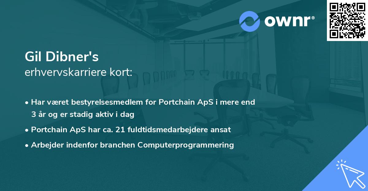 Gil Dibner's erhvervskarriere kort