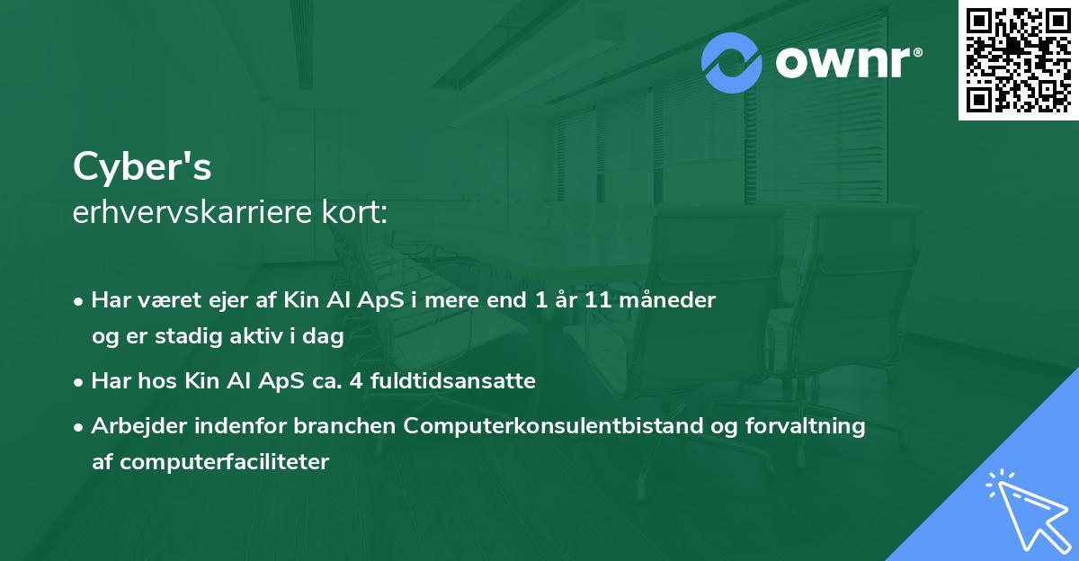 Cyber's erhvervskarriere kort