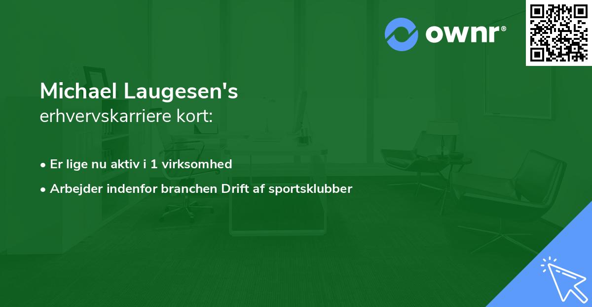 Michael Laugesen's erhvervskarriere kort