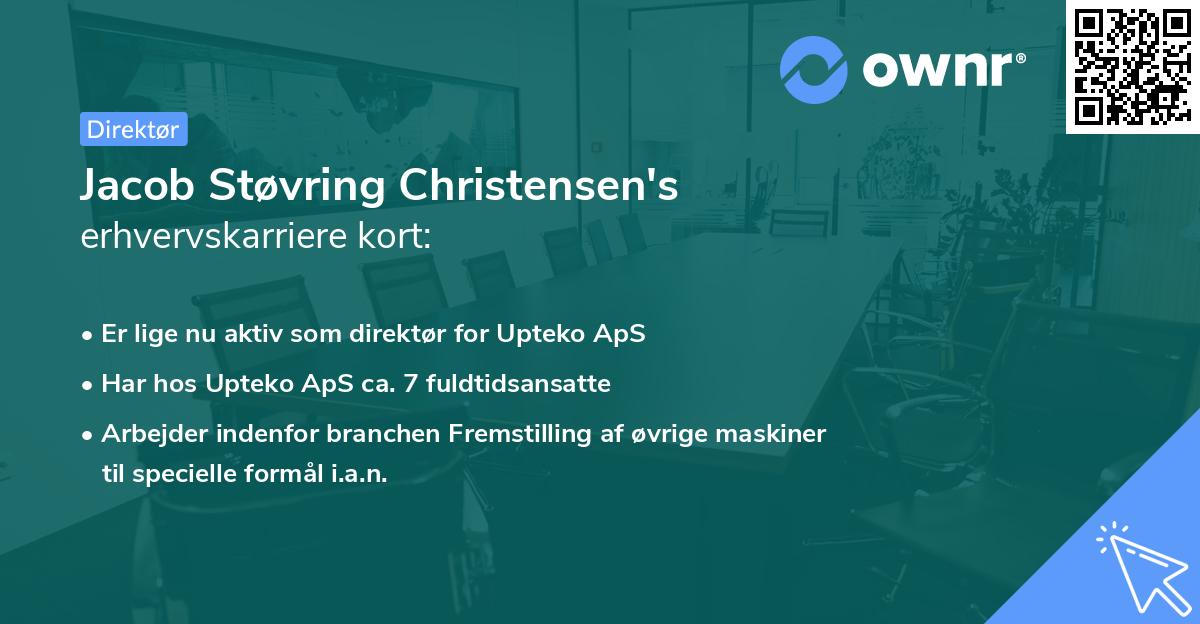 Jacob Støvring Christensen's erhvervskarriere kort