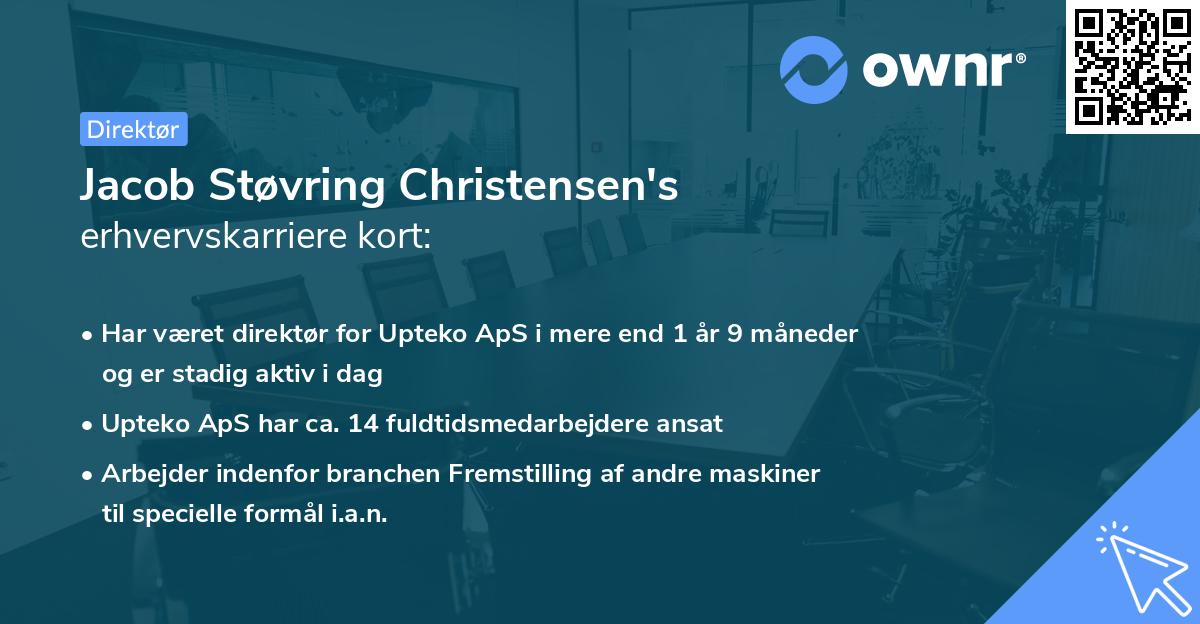 Jacob Støvring Christensen's erhvervskarriere kort