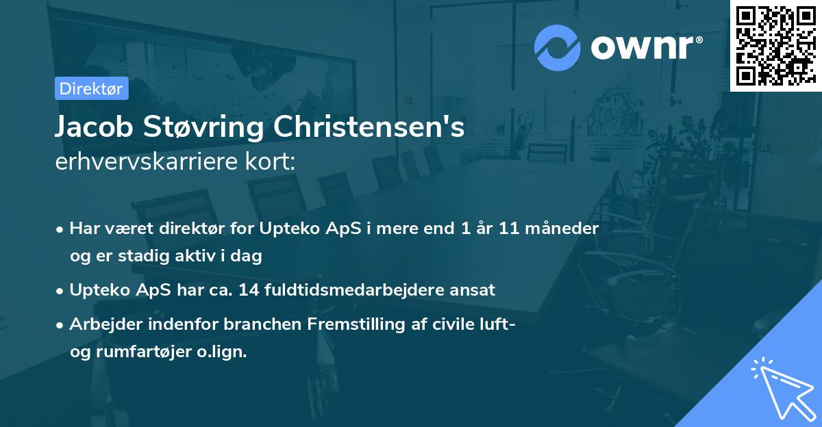 Jacob Støvring Christensen's erhvervskarriere kort