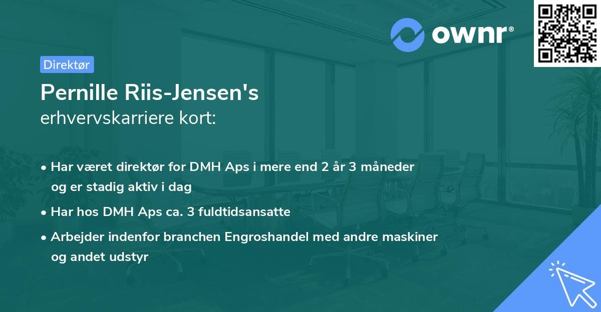 Pernille Riis-Jensen's erhvervskarriere kort