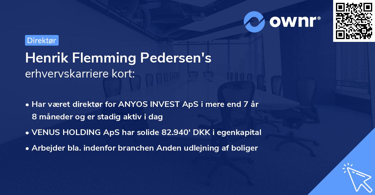 Henrik Flemming Pedersen's erhvervskarriere kort