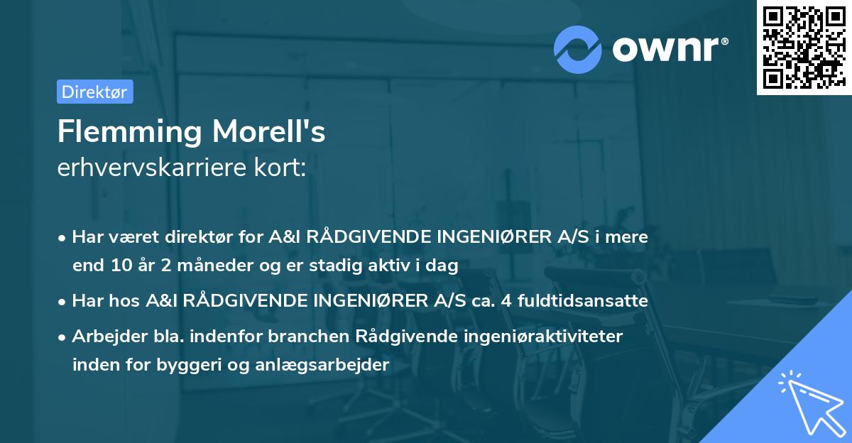 Flemming Morell's erhvervskarriere kort