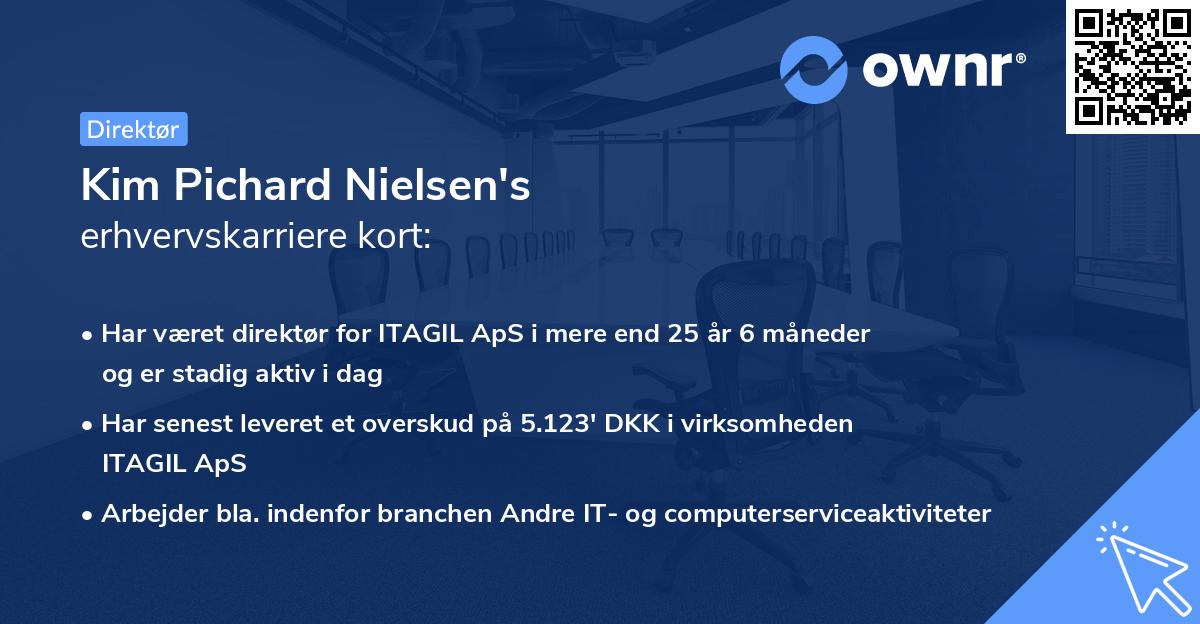 Kim Pichard Nielsen's erhvervskarriere kort