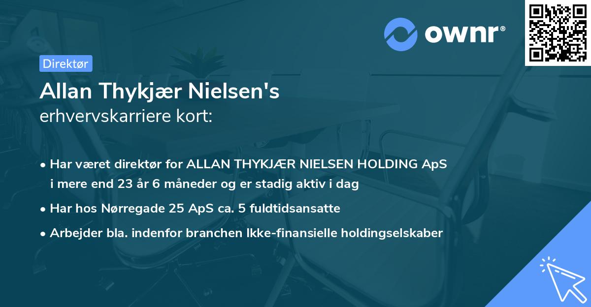 Allan Thykjær Nielsen's erhvervskarriere kort