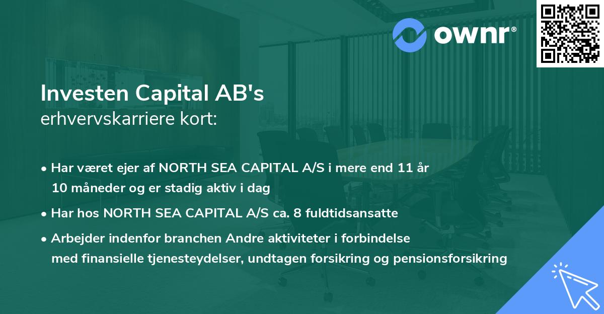 Investen Capital AB's erhvervskarriere kort