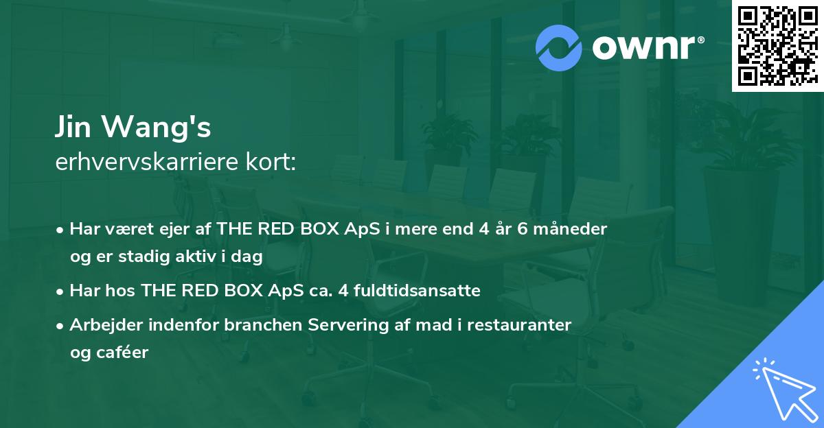 Jin Wang's erhvervskarriere kort