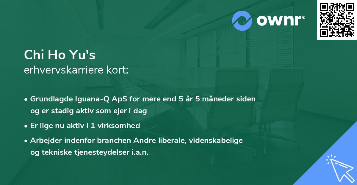 Chi Ho Yu's erhvervskarriere kort