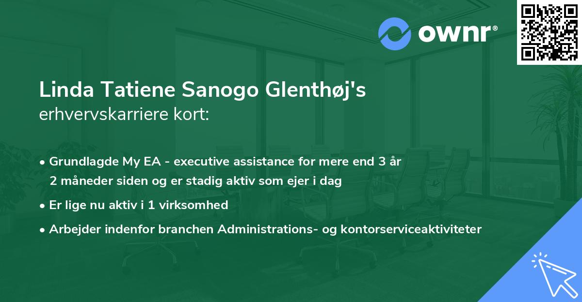 Linda Tatiene Sanogo Glenthøj's erhvervskarriere kort