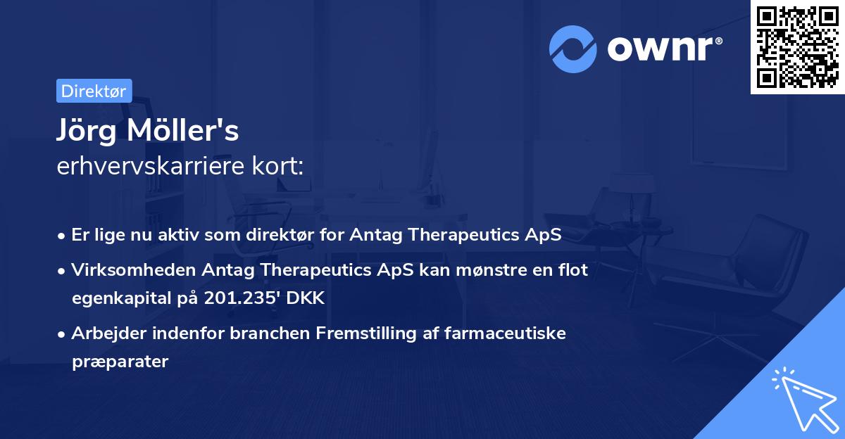 Jörg Möller's erhvervskarriere kort