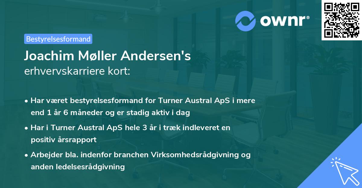 Joachim Møller Andersen's erhvervskarriere kort