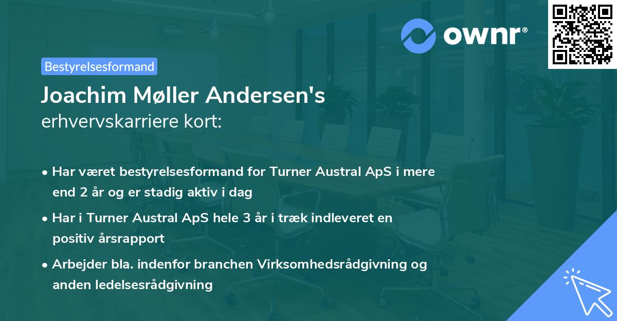 Joachim Møller Andersen's erhvervskarriere kort