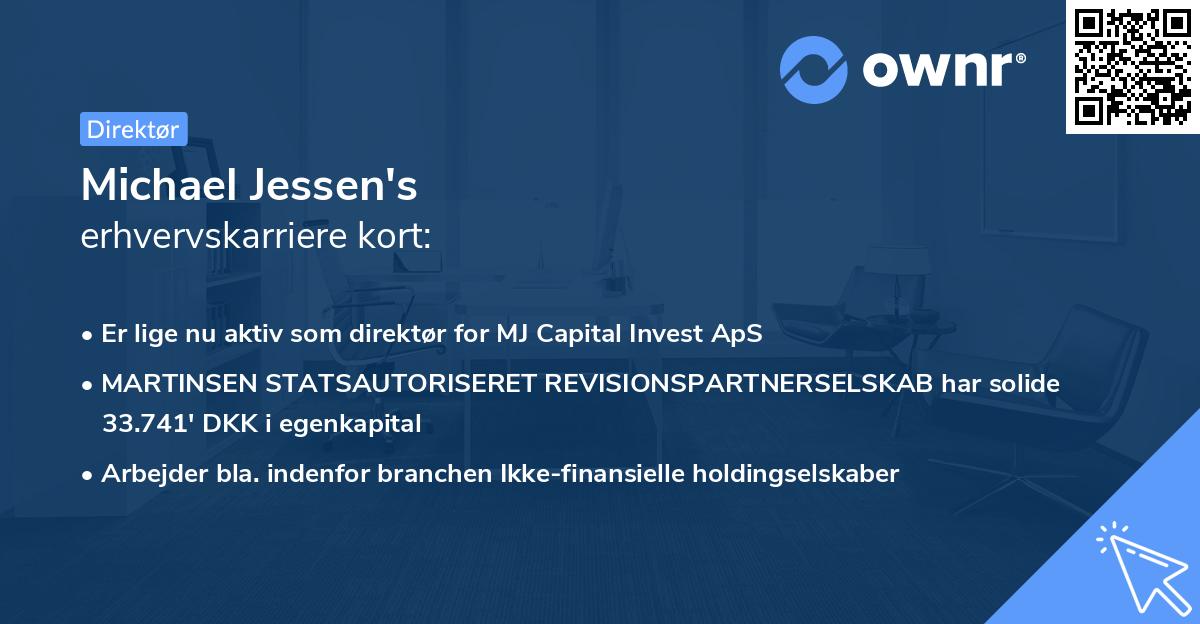 Michael Jessen's erhvervskarriere kort