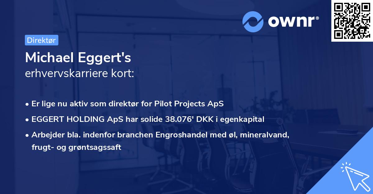 Michael Eggert's erhvervskarriere kort