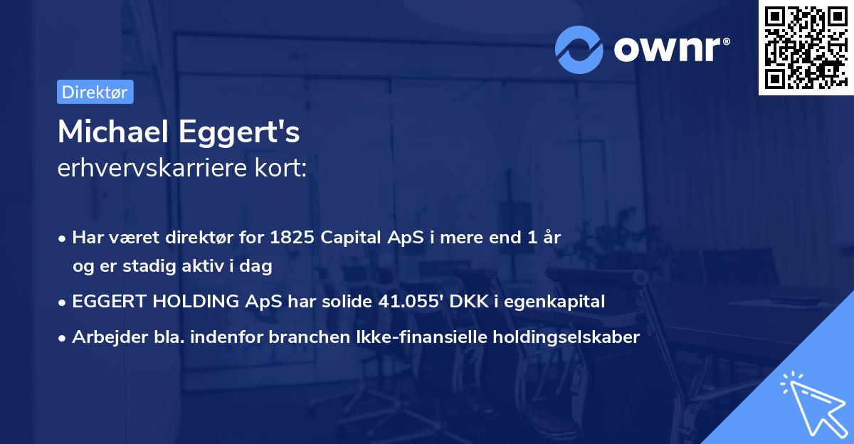 Michael Eggert's erhvervskarriere kort
