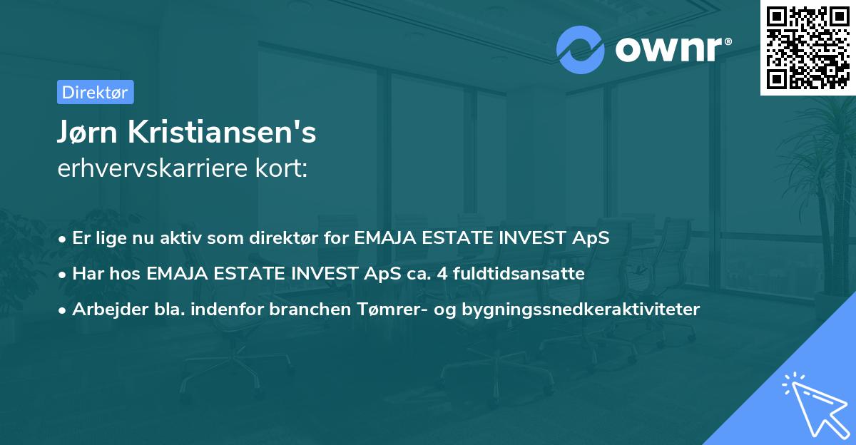 Jørn Kristiansen's erhvervskarriere kort