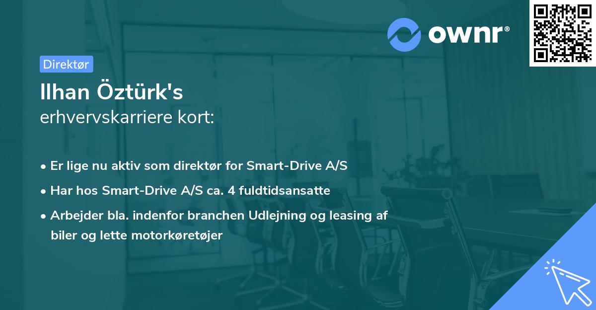 Ilhan Öztürk's erhvervskarriere kort