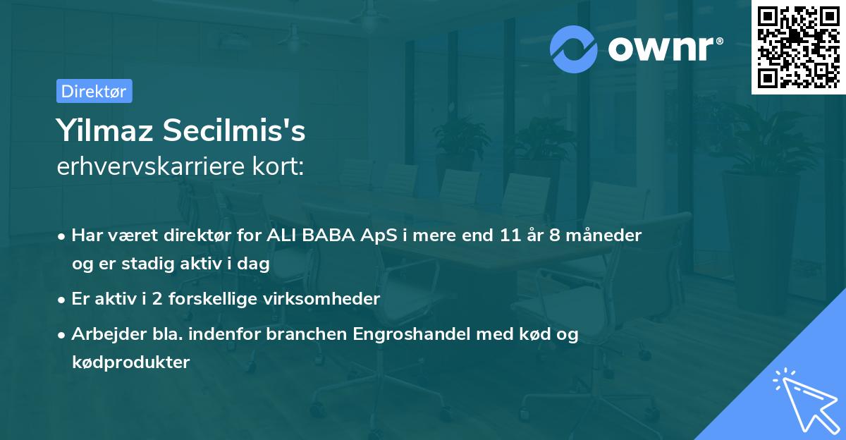 Yilmaz Secilmis's erhvervskarriere kort