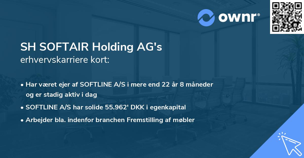 SH SOFTAIR Holding AG's erhvervskarriere kort