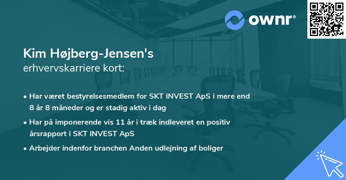 Kim Højberg-Jensen's erhvervskarriere kort