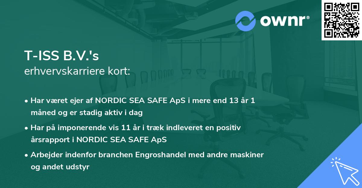 T-ISS B.V.'s erhvervskarriere kort