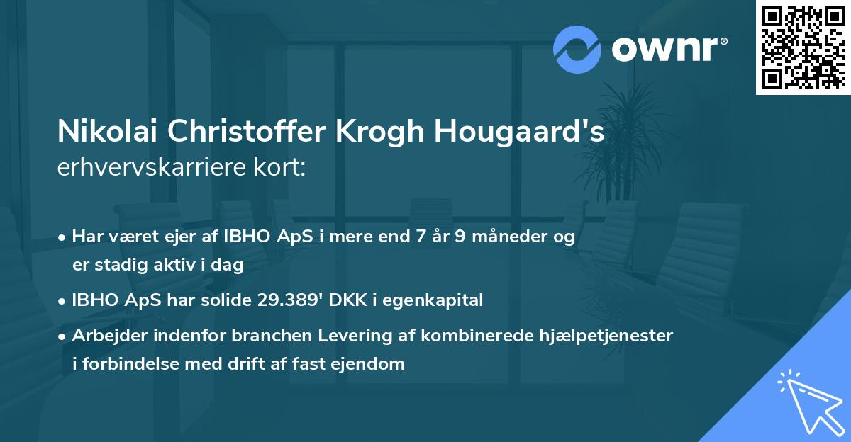 Nikolai Christoffer Krogh Hougaard's erhvervskarriere kort