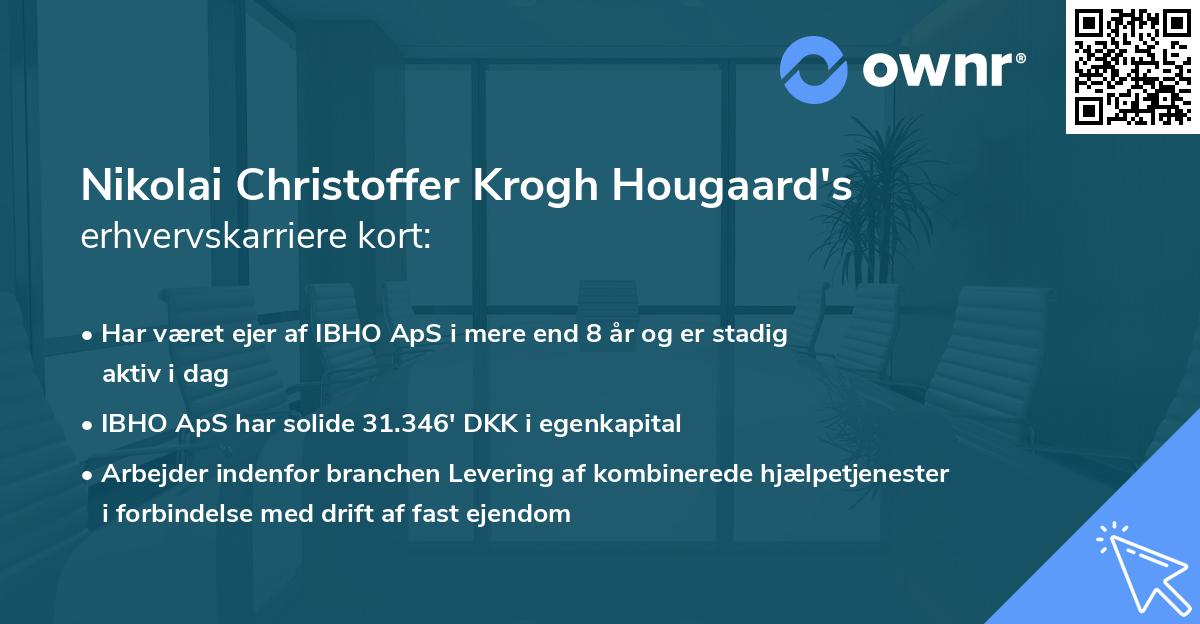 Nikolai Christoffer Krogh Hougaard's erhvervskarriere kort