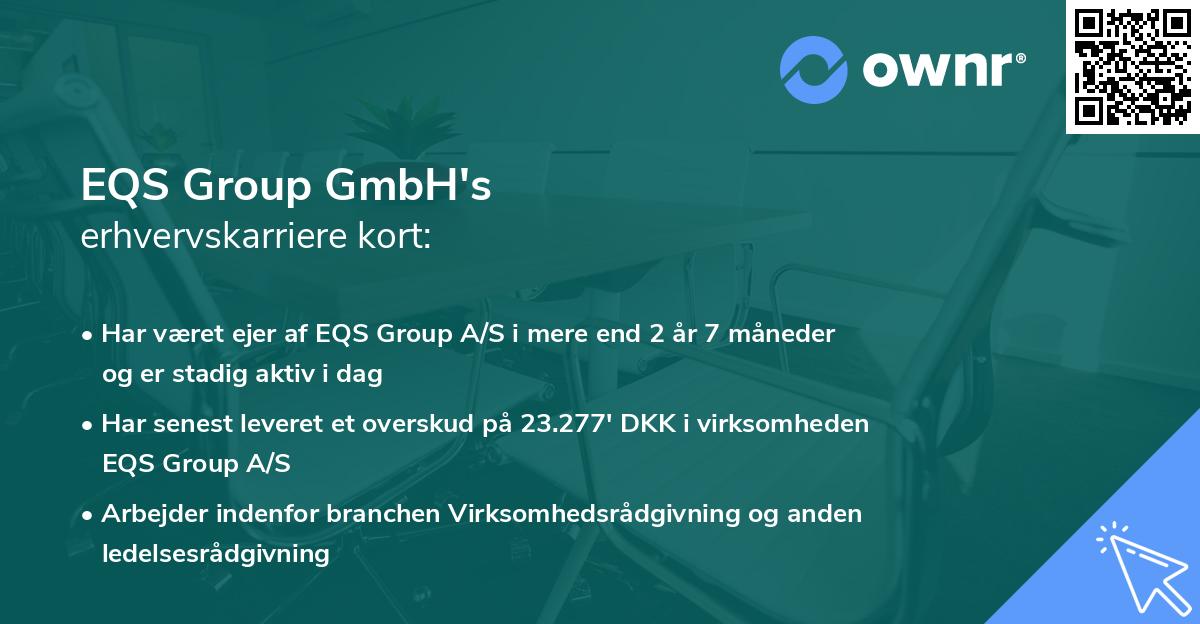 EQS Group GmbH's erhvervskarriere kort