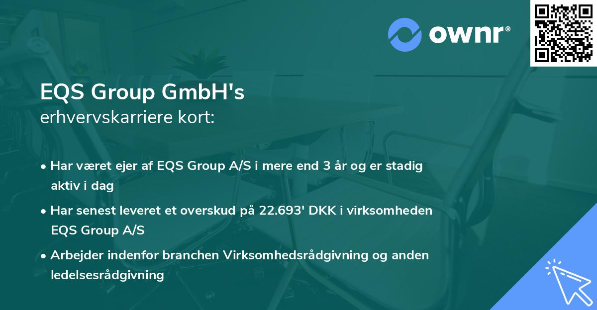 EQS Group GmbH's erhvervskarriere kort