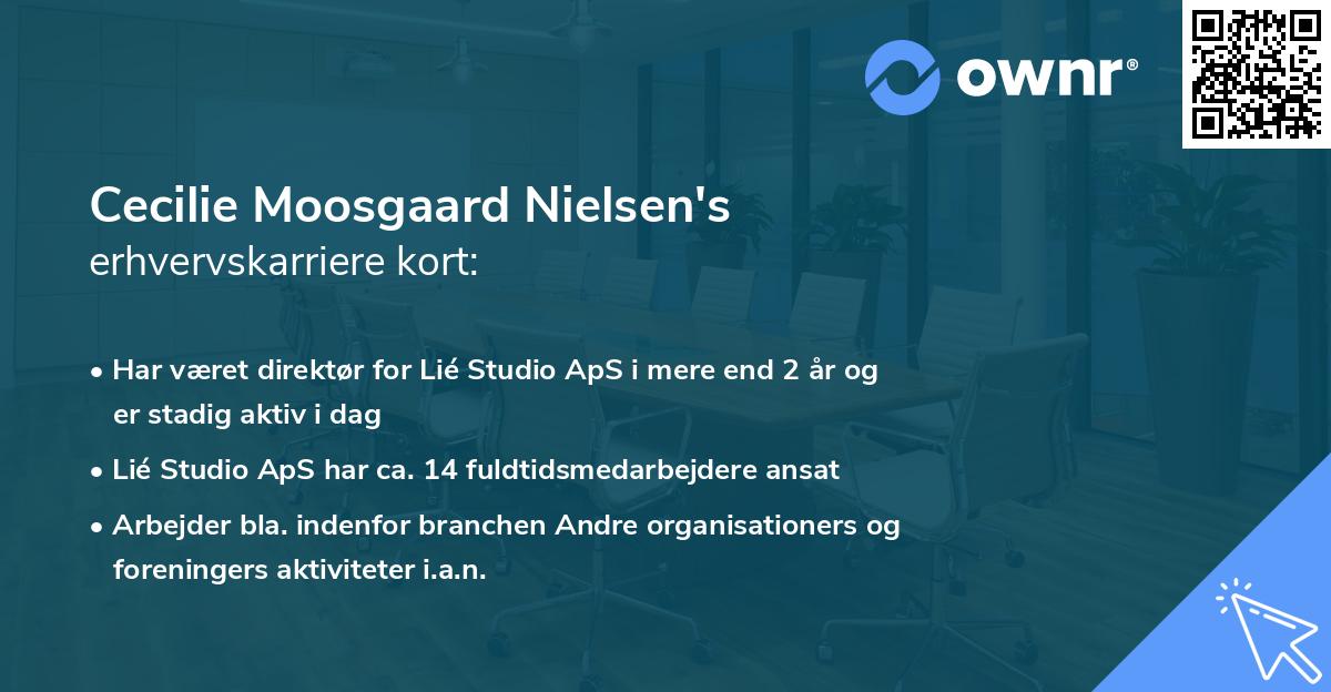 Cecilie Moosgaard Nielsen's erhvervskarriere kort