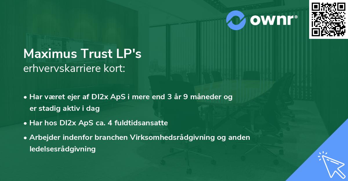 Maximus Trust LP's erhvervskarriere kort
