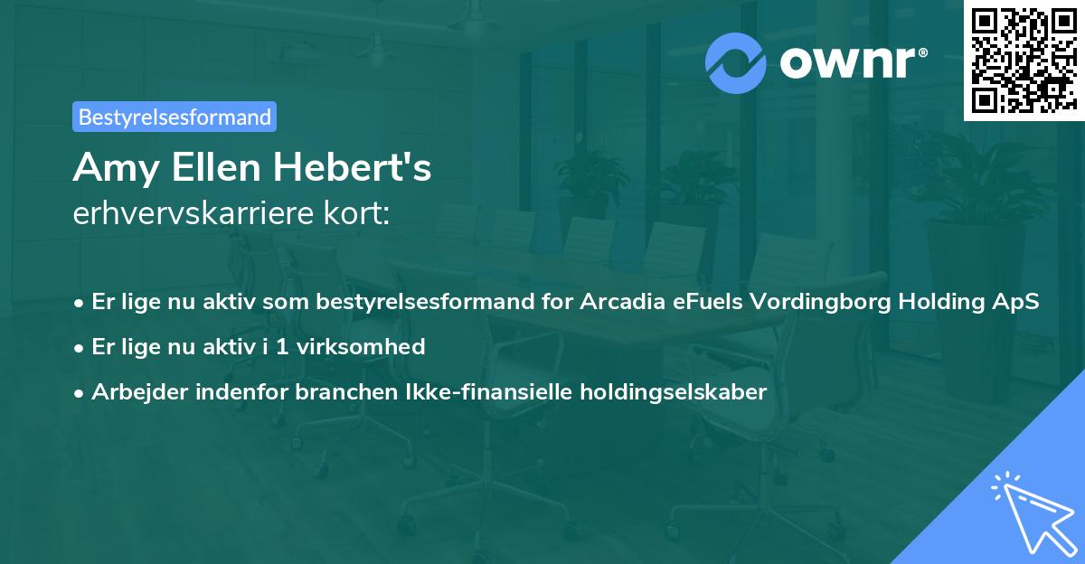 Amy Ellen Hebert's erhvervskarriere kort