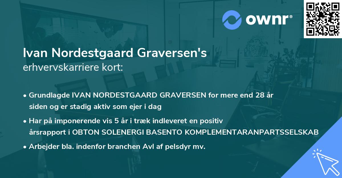 Ivan Nordestgaard Graversen's erhvervskarriere kort