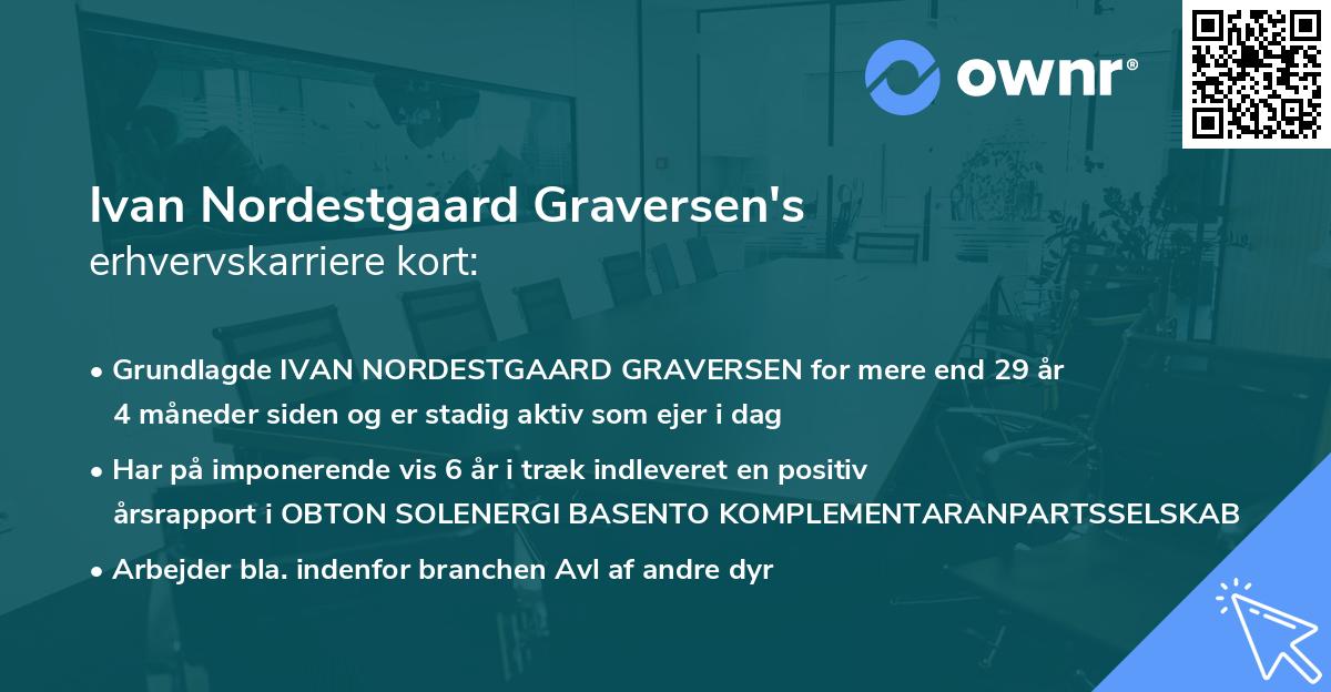 Ivan Nordestgaard Graversen's erhvervskarriere kort
