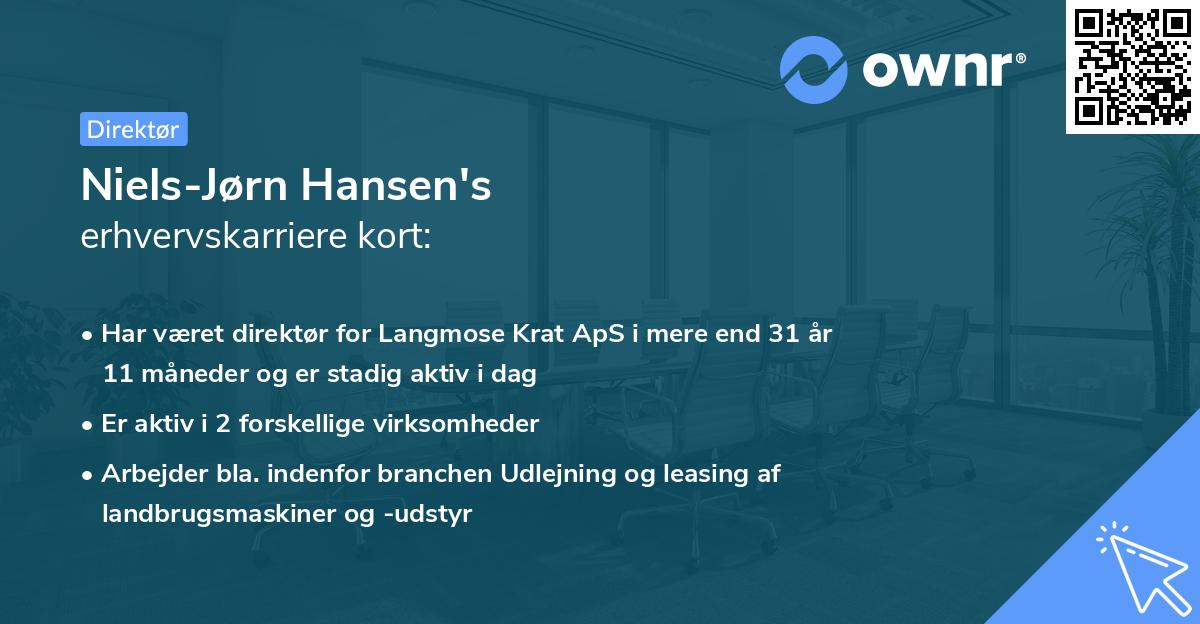 Niels-Jørn Hansen's erhvervskarriere kort